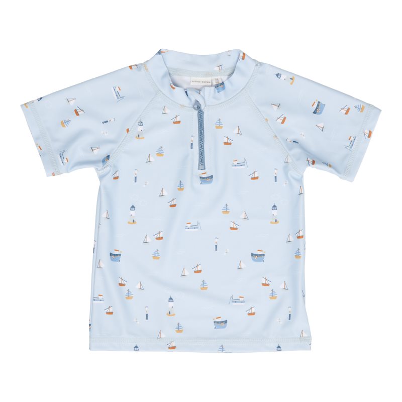 Little Dutch Schwimm-Shirt Sailors Bay blau 74/80